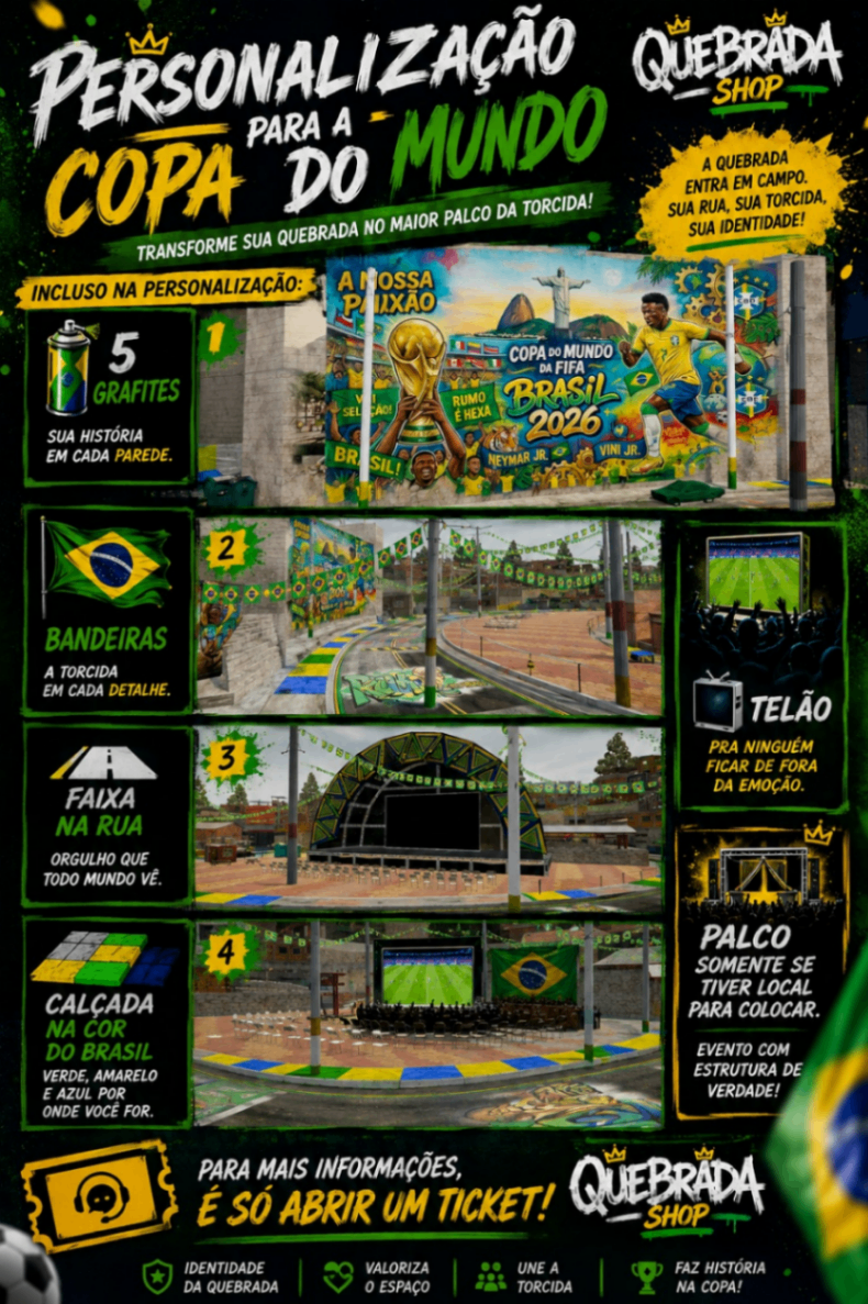 PERSONALIZAÇÃO PARA COPA DO MUNDO