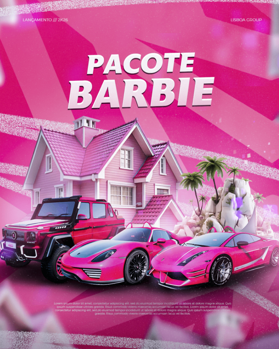 PACOTE BARBIE