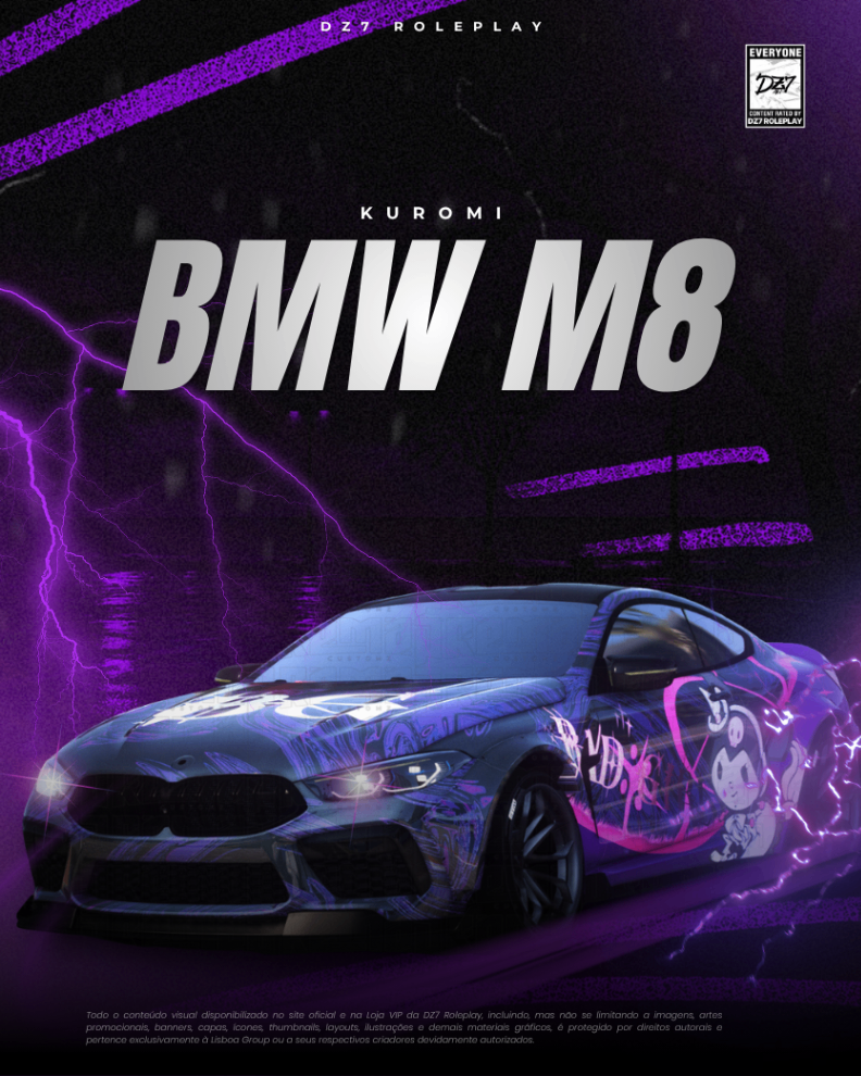 BMW M8 KUROMI - 16 TIROS (30 DIAS)