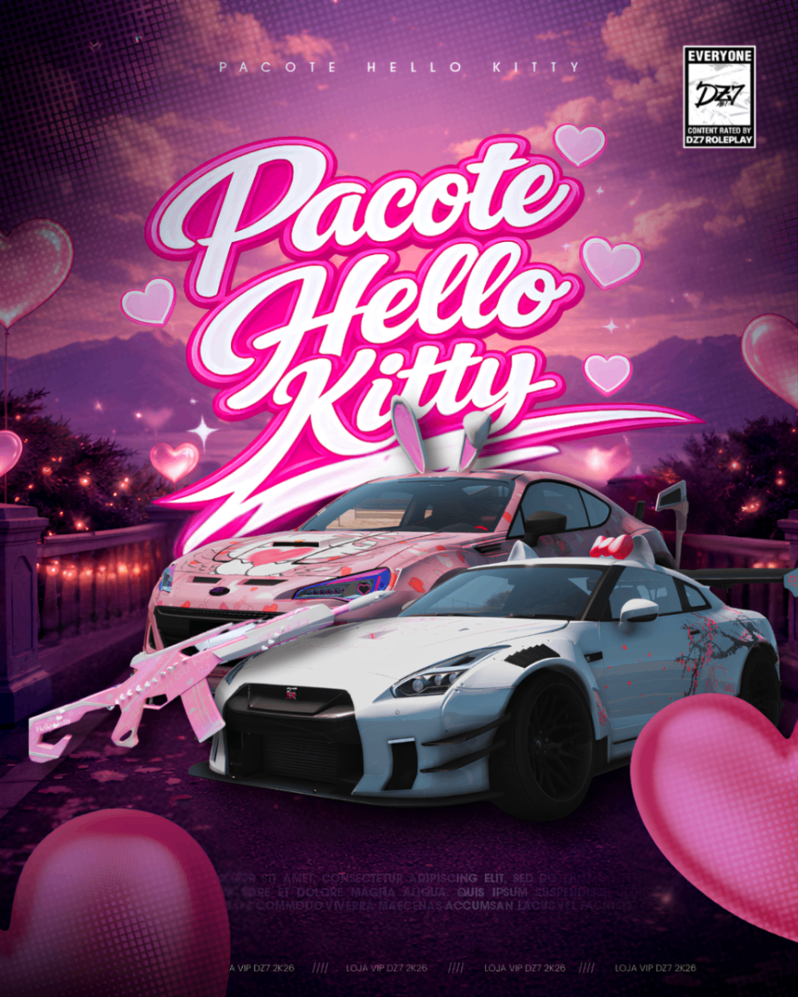 PACOTE HELLO KITTY