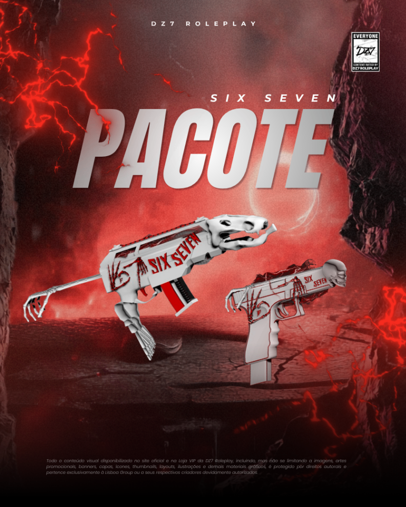 PACOTE SKIN SIX SEVEN