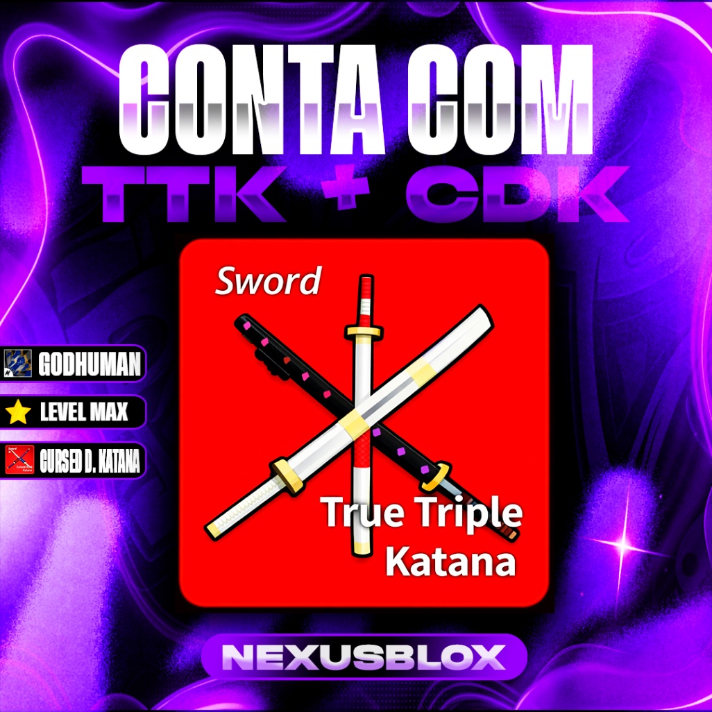⚔️ CONTA COM TTK + CDK