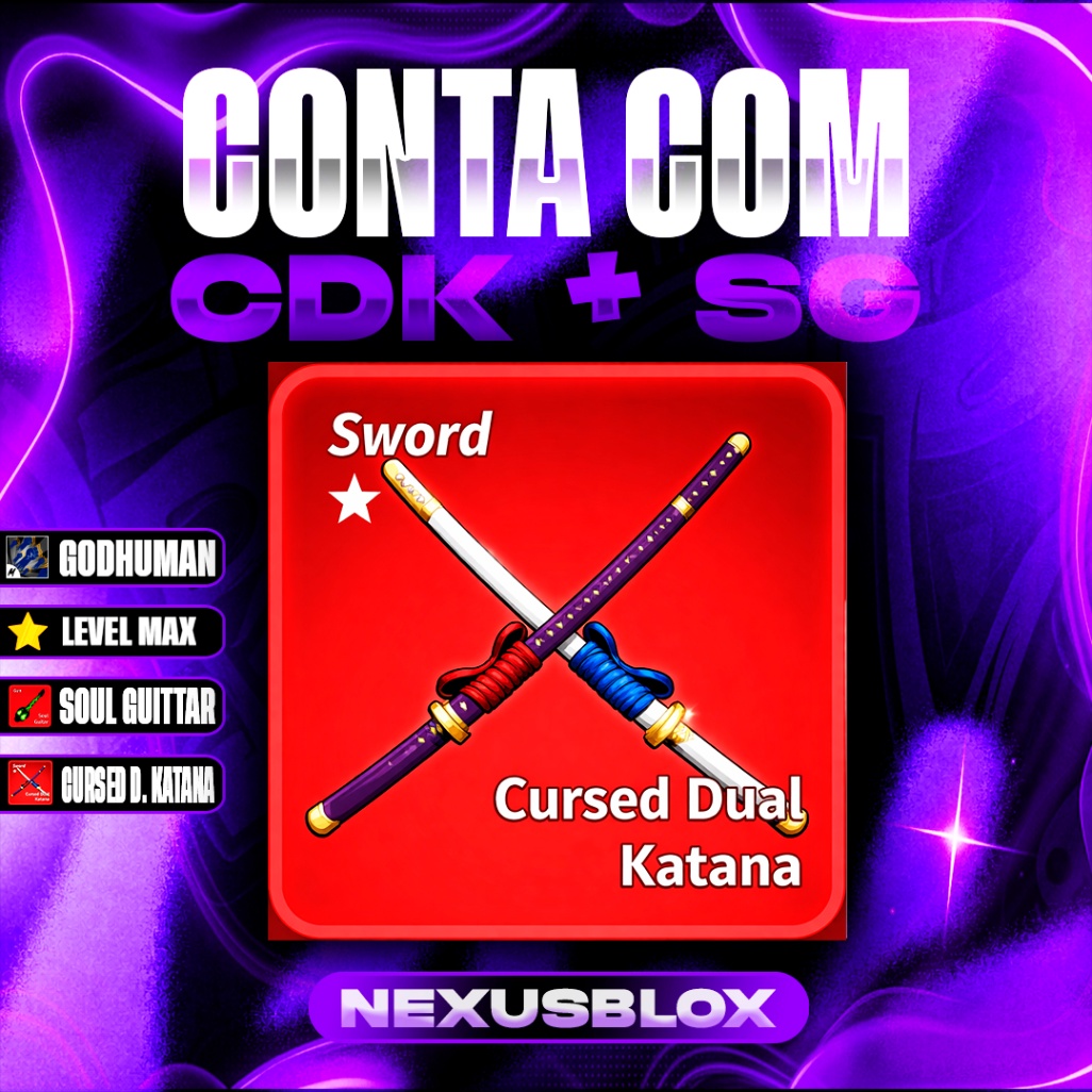 ⚔️ CONTA COM CONTA COM CDK + SOUL GUITTAR