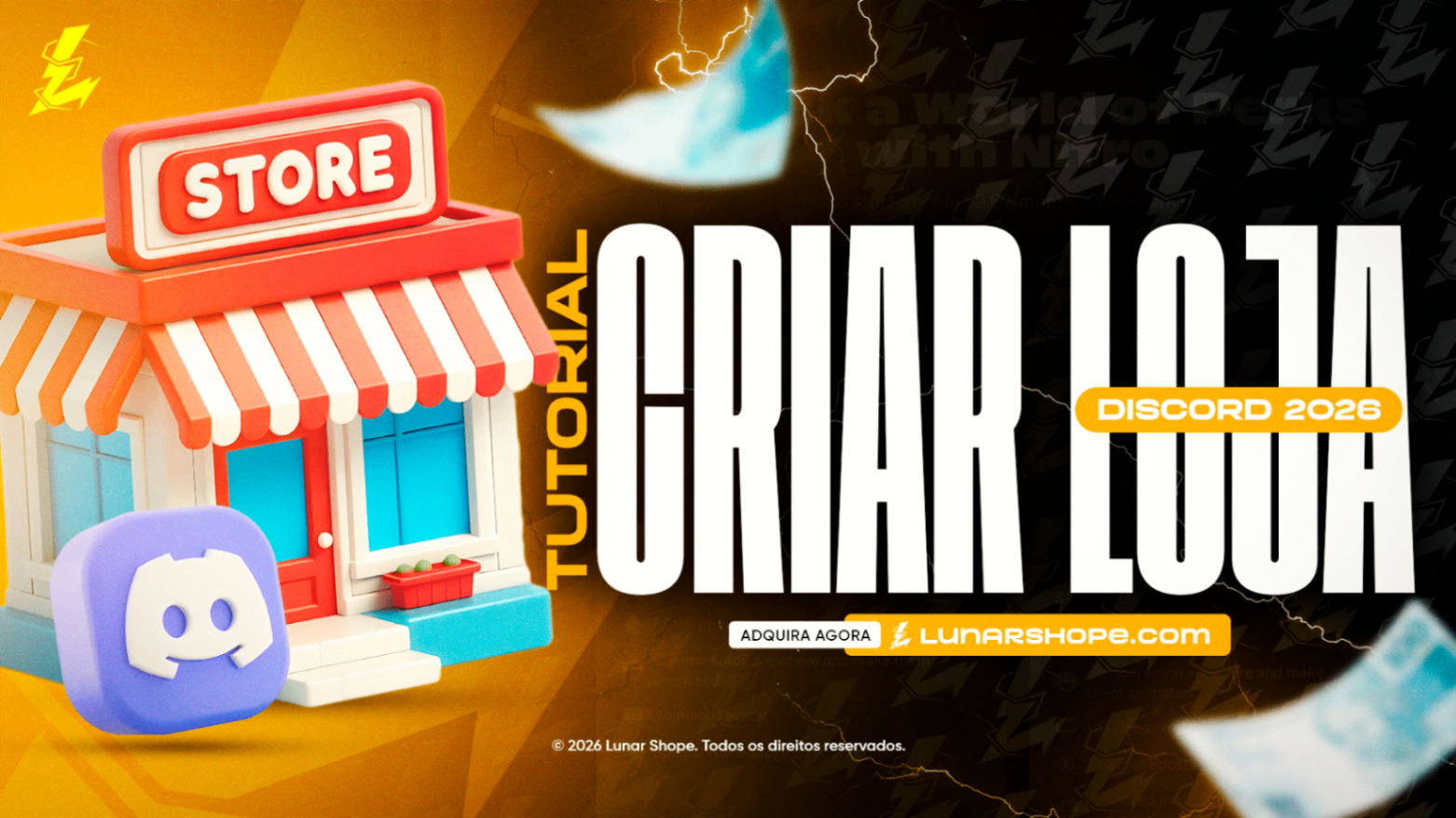 CRIAR LOJA DISCORD CURSO COMPLETO 2026