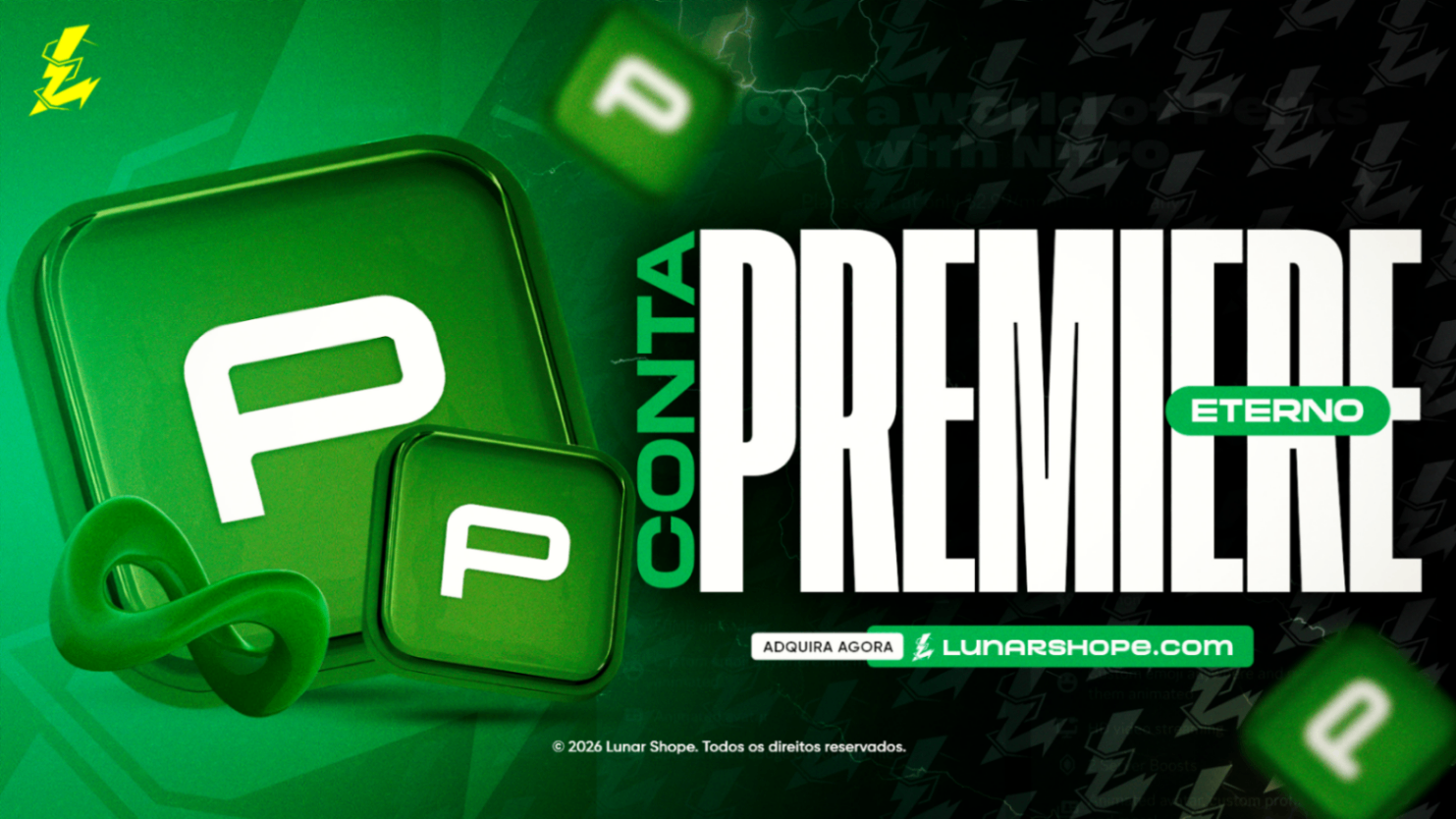 Imagem do produto CONTA PREMIERE ETERNO + SPORT TV + UFC