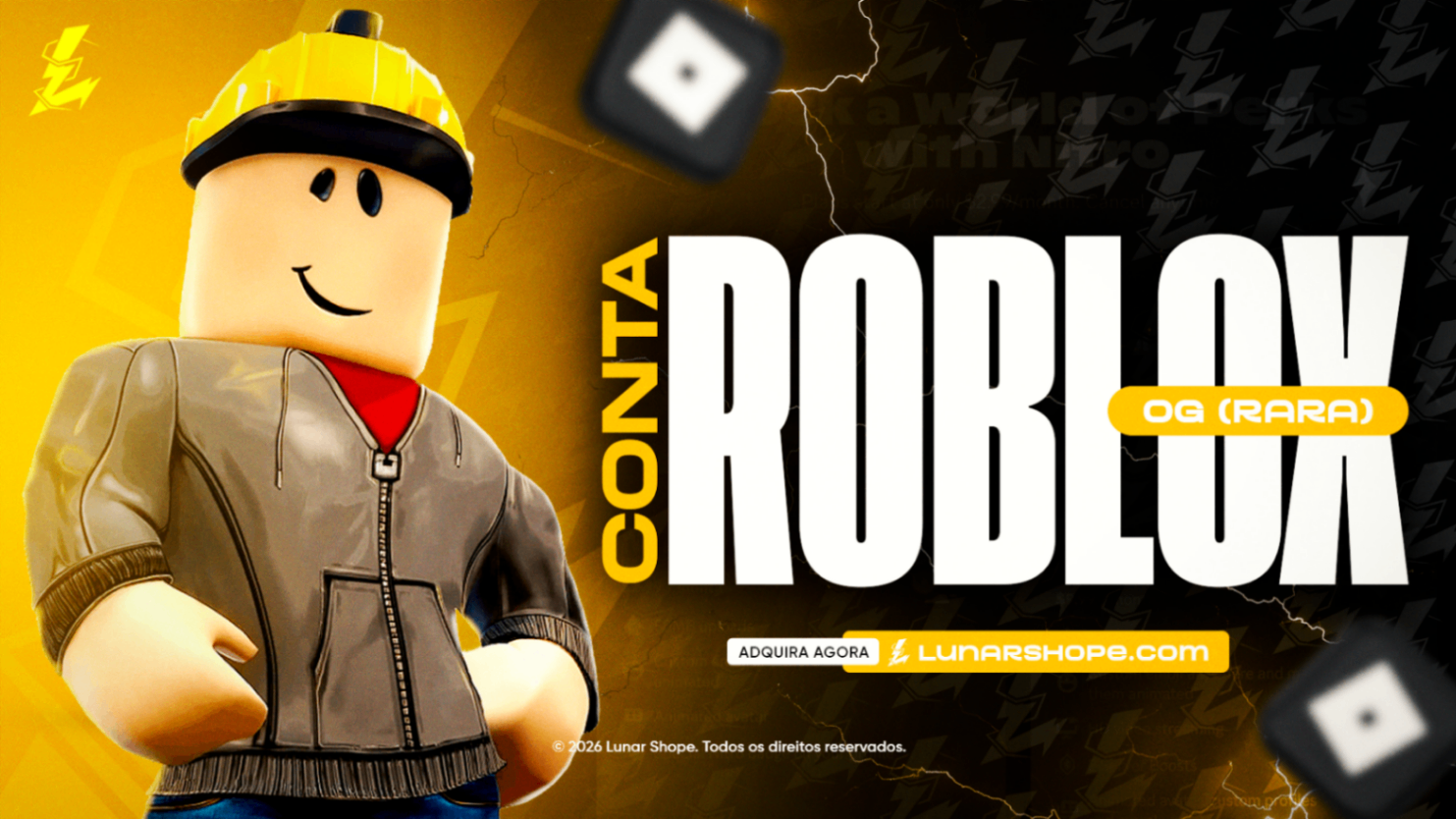 Imagem do produto CONTA ROBLOX ANTIGA OG ( CONTA RARA )