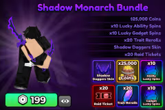 Shadow Monarch Bundle (199 Robux)
