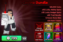 Coyote Bundle (199 Robux)