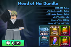 Head of Hei Bundle (1.199 Robux)
