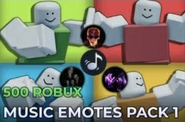 Music Emotes Pack 1 (500 ROBUX)