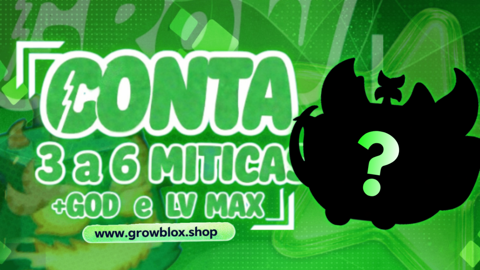 Conta com 3 a 6 miticas no inv + god human + lv 2550 a lv max