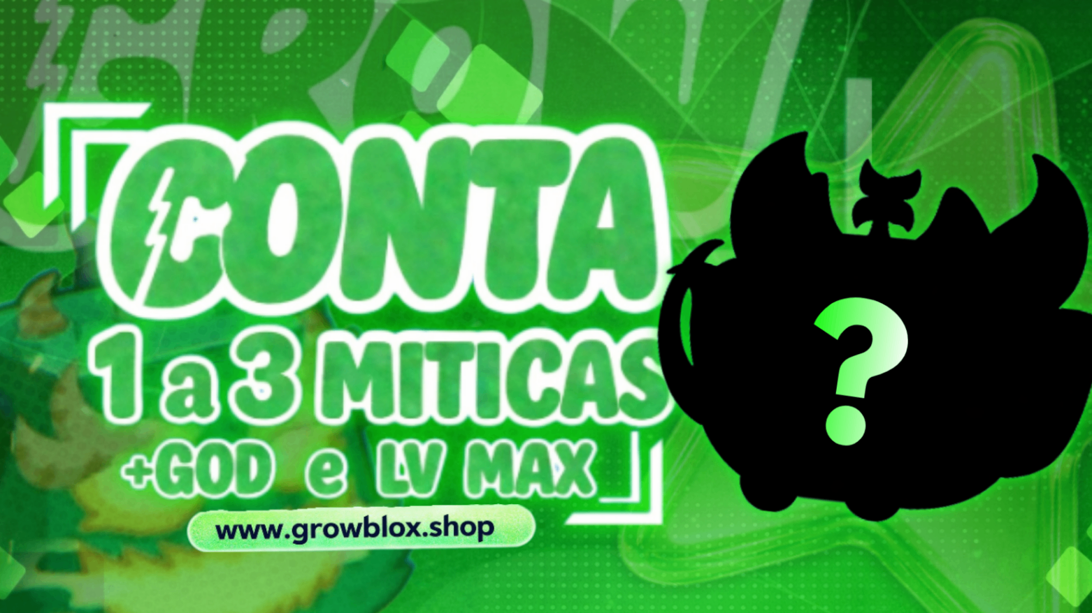 Conta com 1 a 3 mitica no inv + god human + lv 2550 a lv max