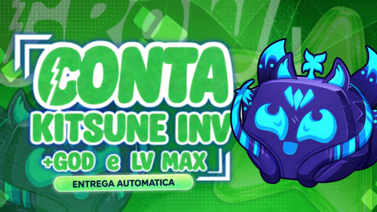 Conta com KITSUNE no inv + god human + lv 2550 a lv max
