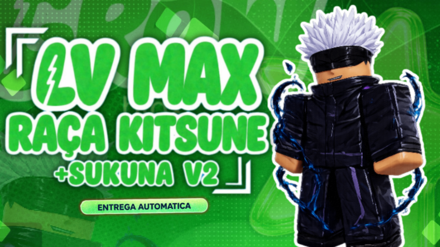 RAÇA KITSUNE + SUKUNA V2 + SWORD ICHIGAY + LV MAX