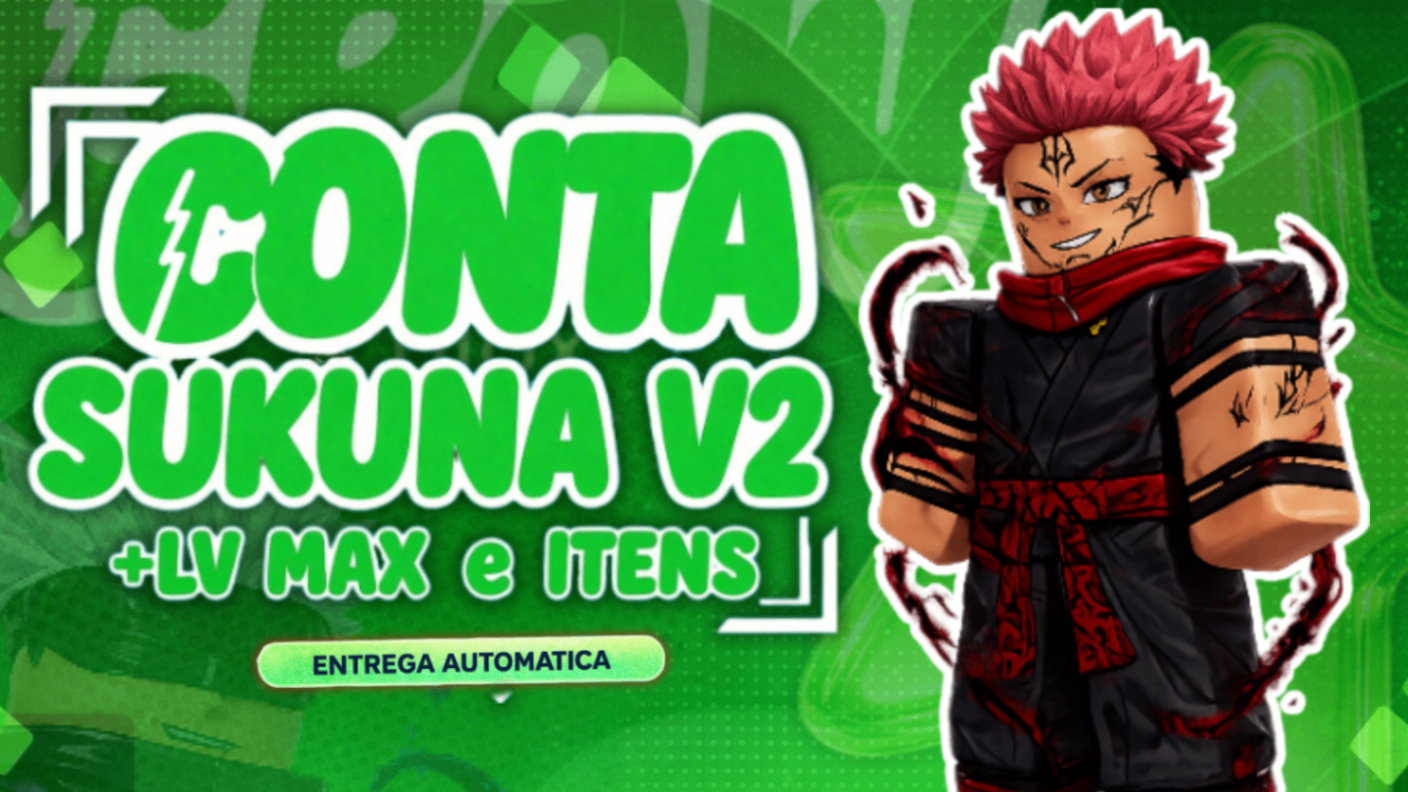 SUKUNA V2 + LV MAX + ITENS