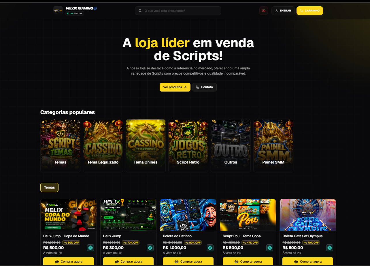 Script Loja Virtual IGAMING