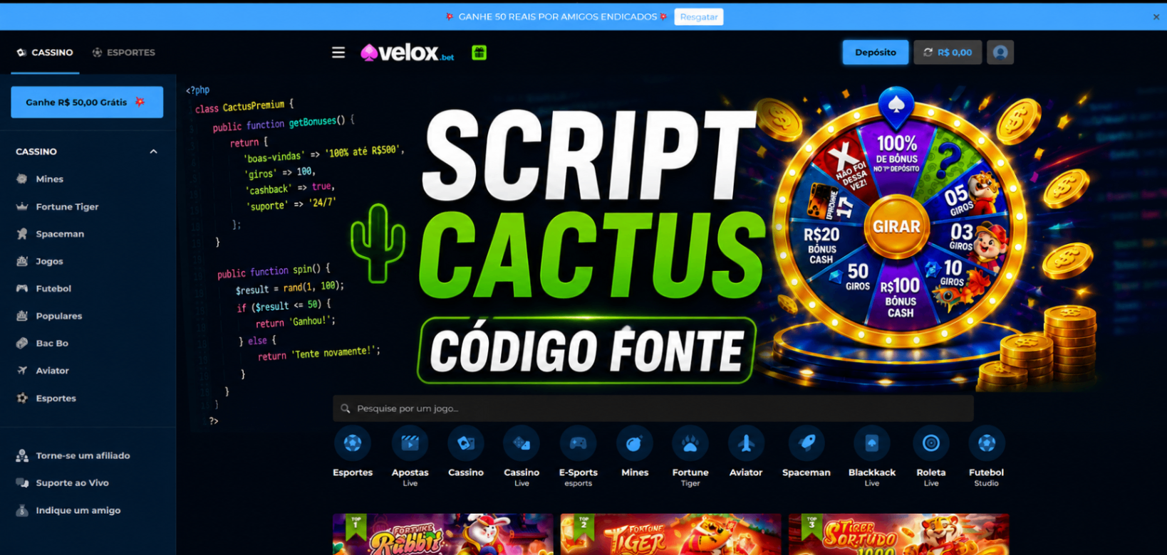 Script Cactus - Premium
