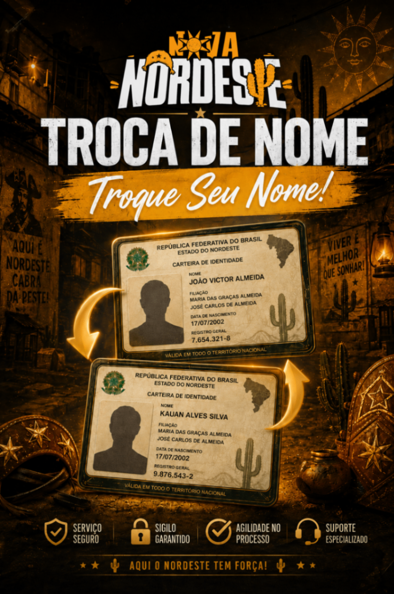 TROCA DE NOME