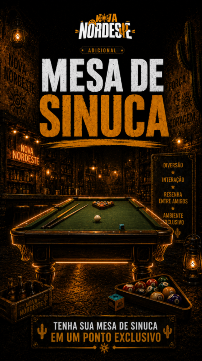 ADICIONAML MESA DE SINUCA