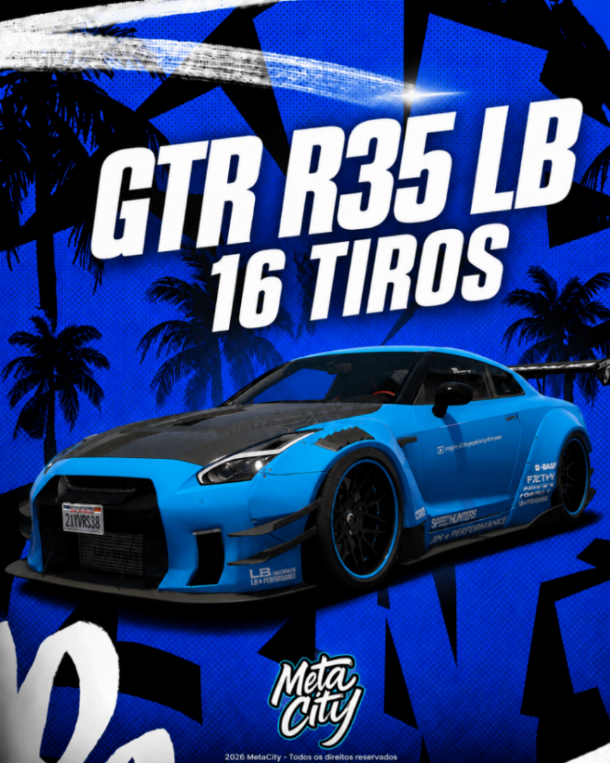 GTR R35 LB 16 TIROS