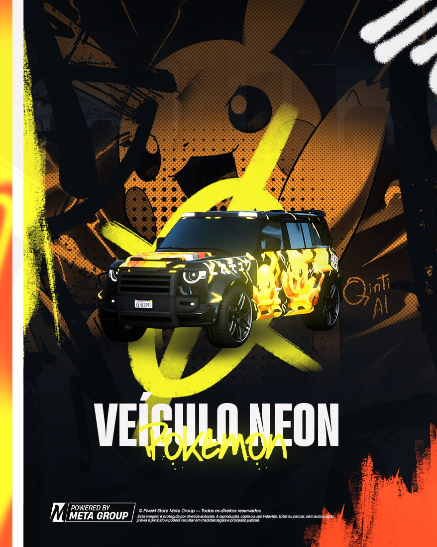 NEON PIKACHU - Blindado 16T