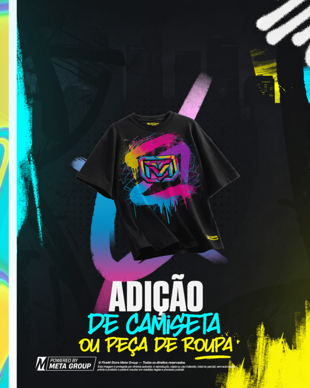 ADIÇÃO DE CAMISETA OU PEÇA DE ROUPA