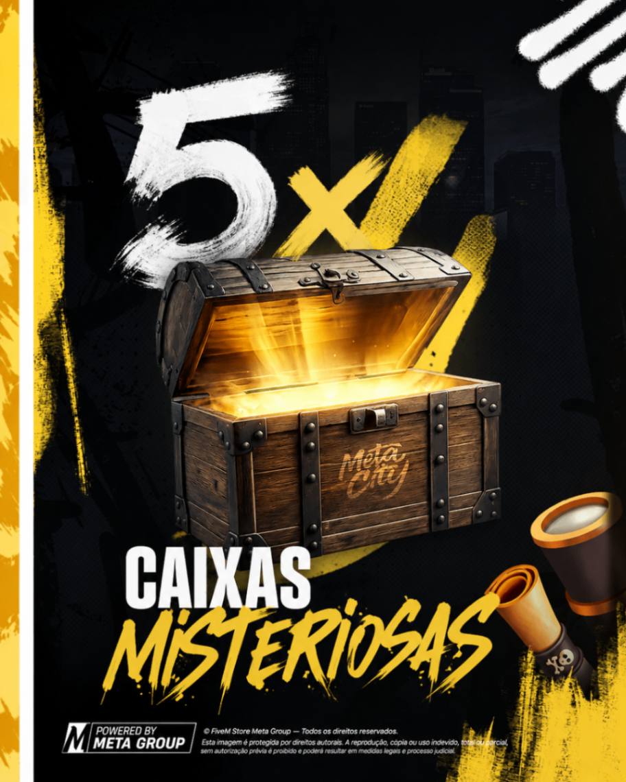 5X CAIXAS MISTERIOSAS