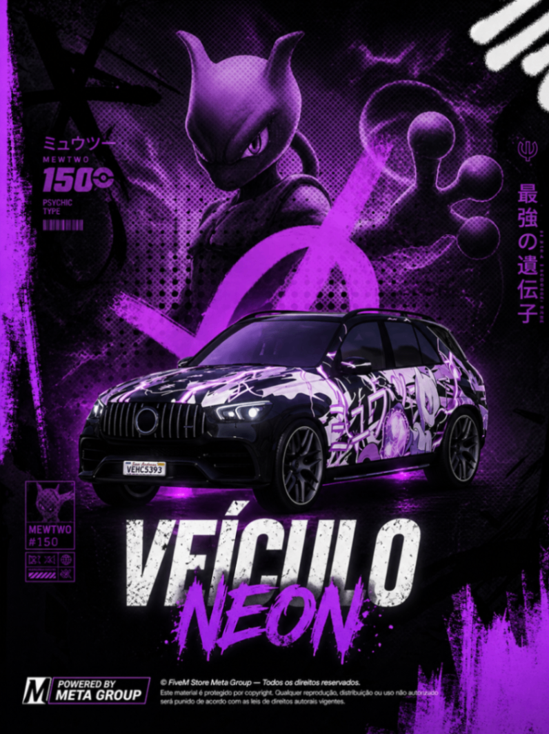 POKEMON NEON MEWTWO - Blindado 16T