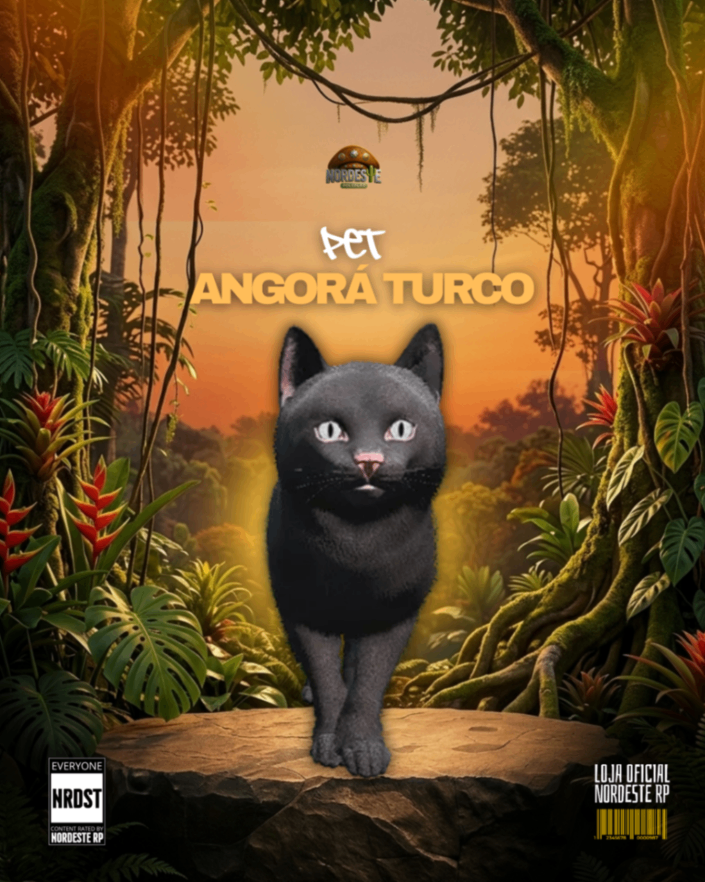 Gato Turco Preto