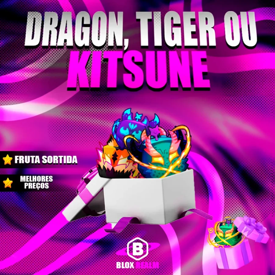 🦊🐲🐯 KITSUNE, DRAGON OU TIGER NO INVENTÁRIO [🔥 Popular 🔥]