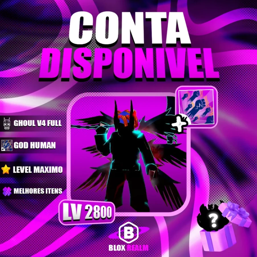『 🩸 』 GHOUL FULL V4 + 💪 GODHUMAN + LEVEL MÁXIMO