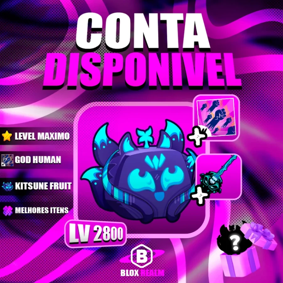 『 🦊 』 KITSUNE INGERIDA + 90% GODHUMAN + LEVEL ALEÁTORIO