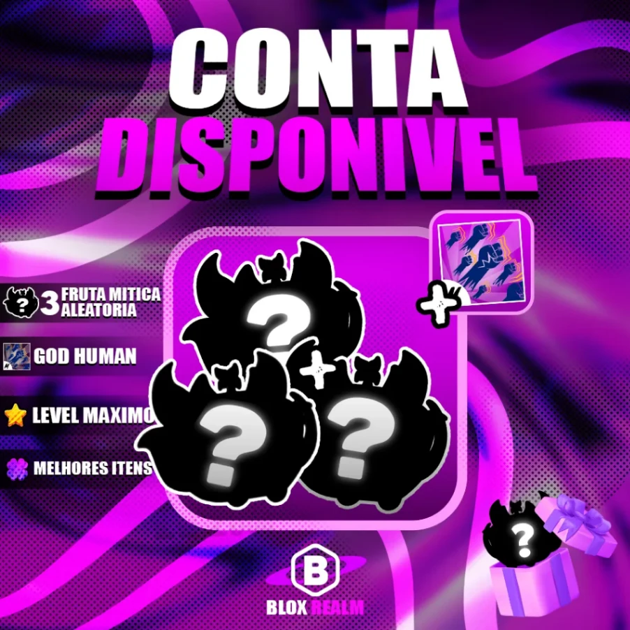 『 🎲 』 3 FRUTAS MÍTICAS ALEATÓRIAS + GODHUMAN + LEVEL MÁX