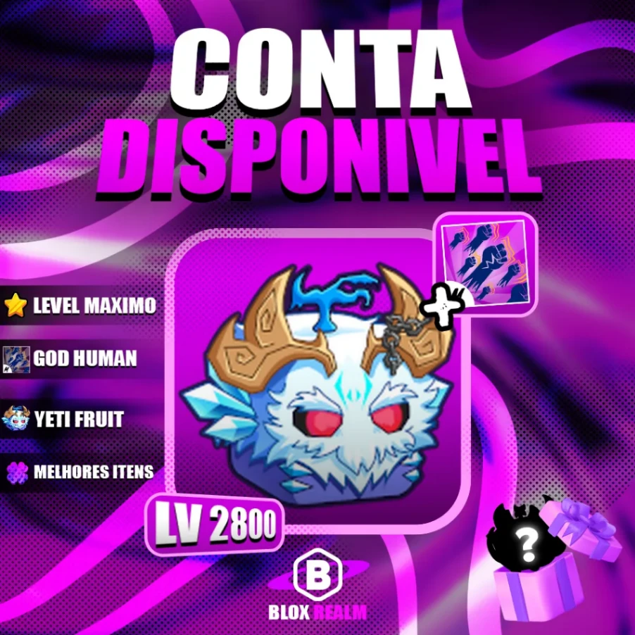 『 ❄️ 』 YETI NO INVENTÁRIO + GODHUMAN + LEVEL MÁXIMO