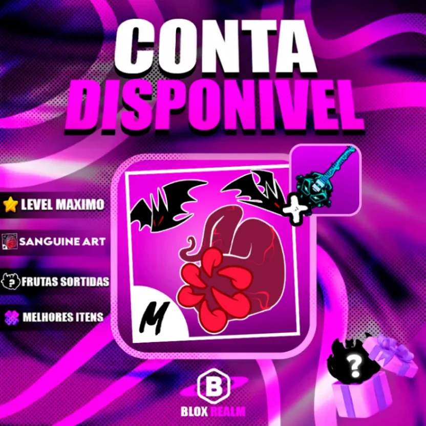 『 🩸 』 CONTA COM SANGUINE ART + SOULGUITAR + Level Maximo