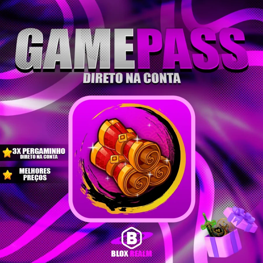🎇 3x Pergaminhos Míticos [1.500 Robux]