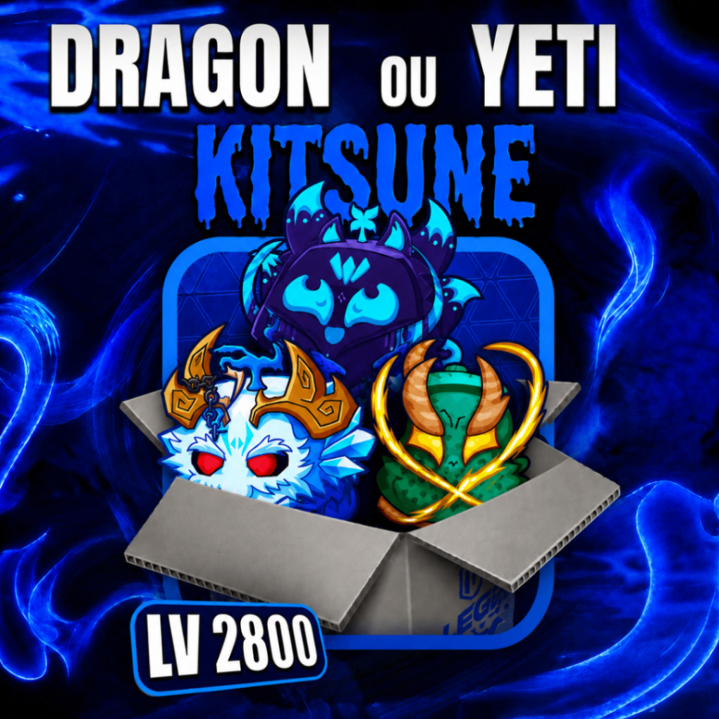 [🦊🐲❄️] KITSUNE, DRAGON OU YETI NO INVENTÁRIO