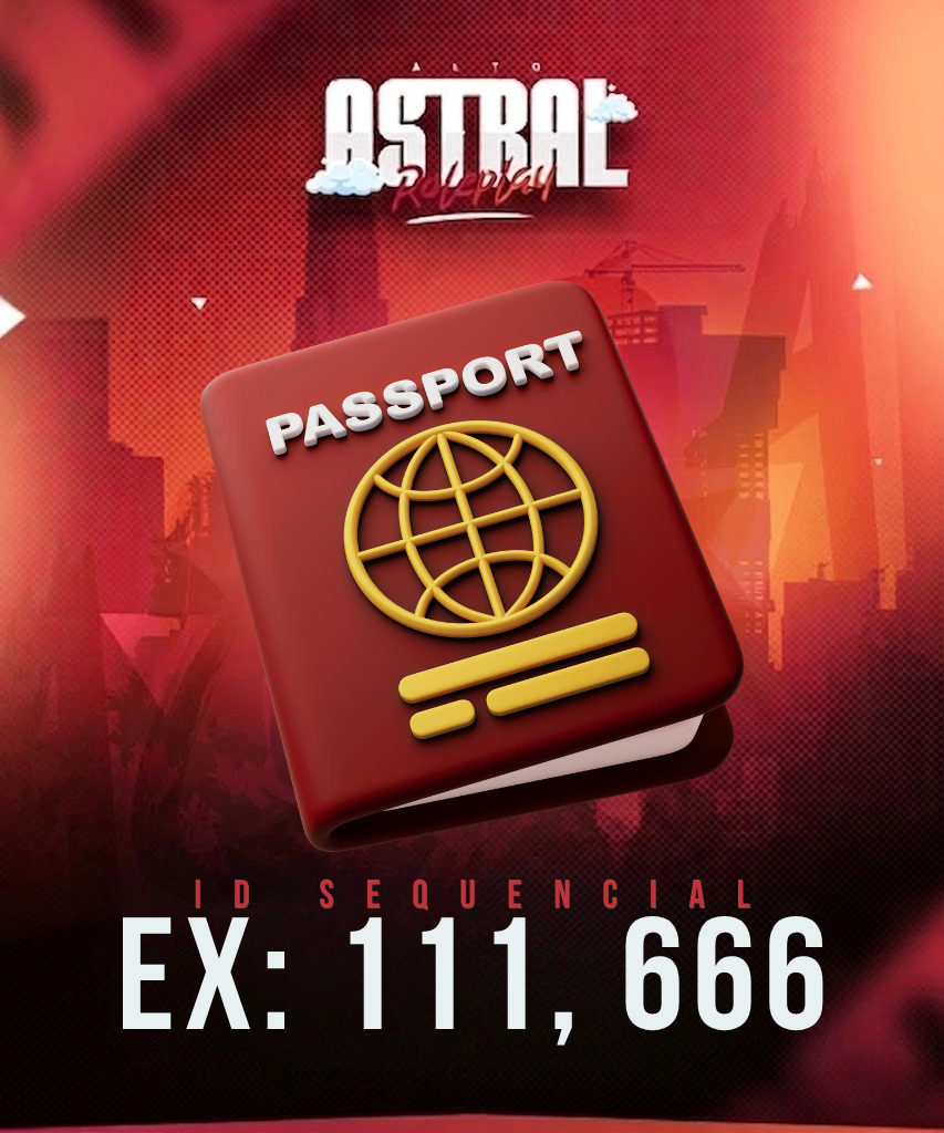 Passaporte Sequencial (111, 222, 333, 444, 555, 666)