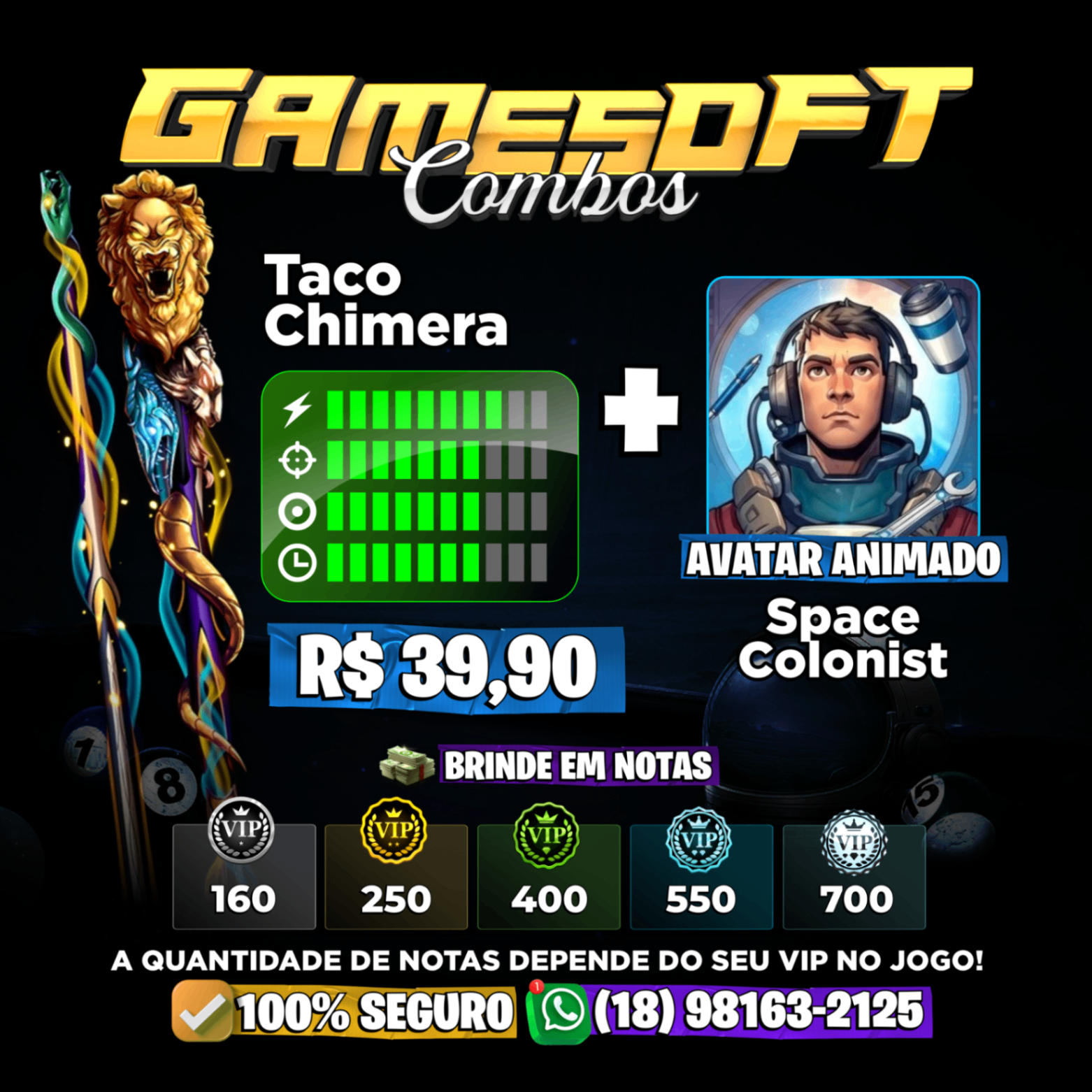 AVATAR ANIMADO + TACO + NOTAS
