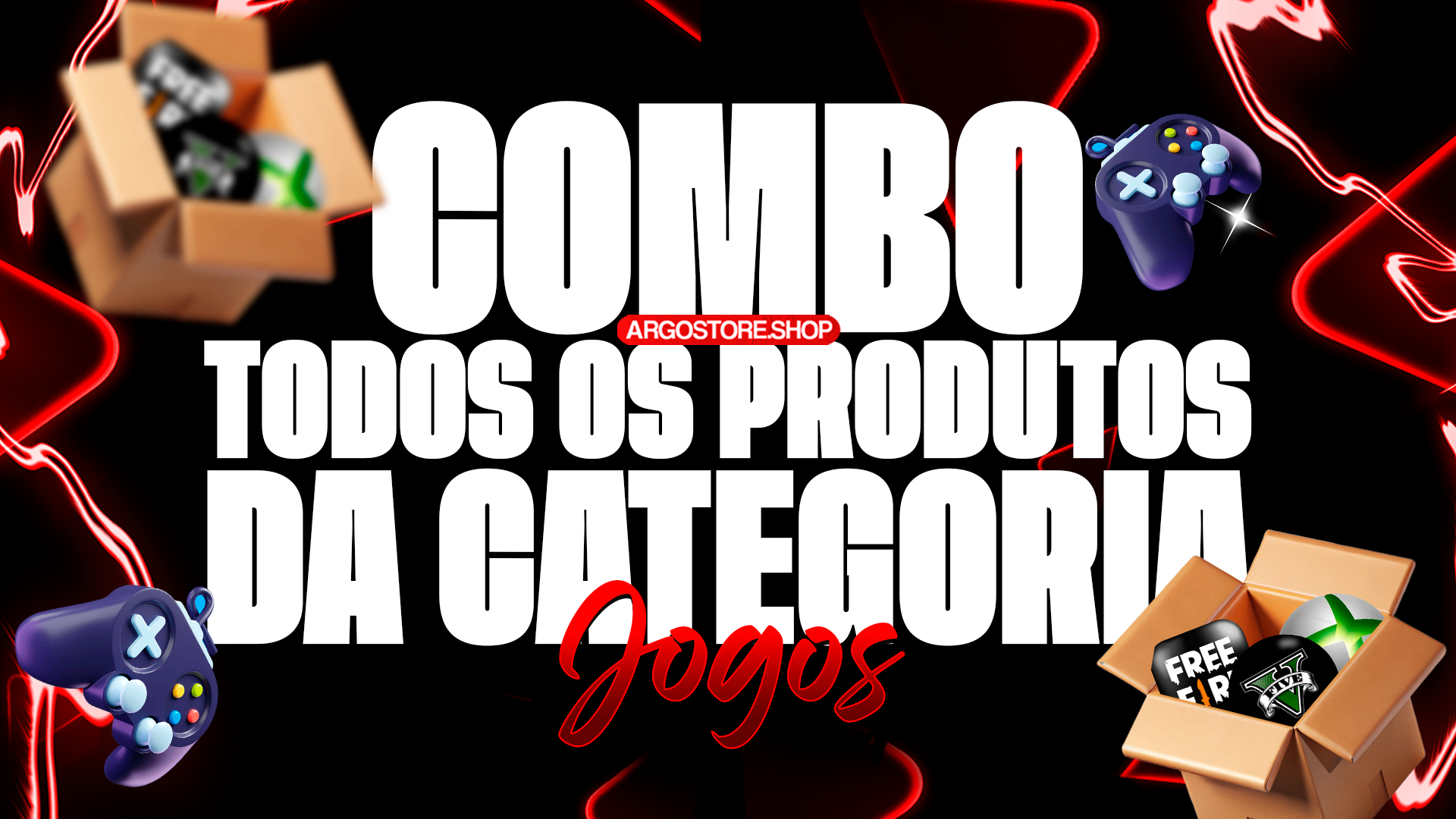 📦 • COMBO TODOS OS PRODUTOS DA CATEGORIA JOGOS