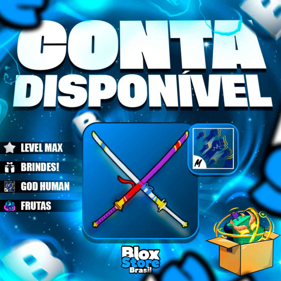 ⚔️ Conta Level Max + Cdk + God Human