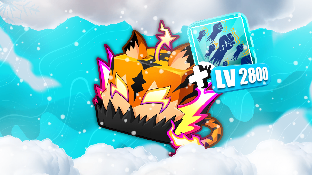 [🐯] TIGER NO INVENTARIO + GOD HUMAN + LV MAX