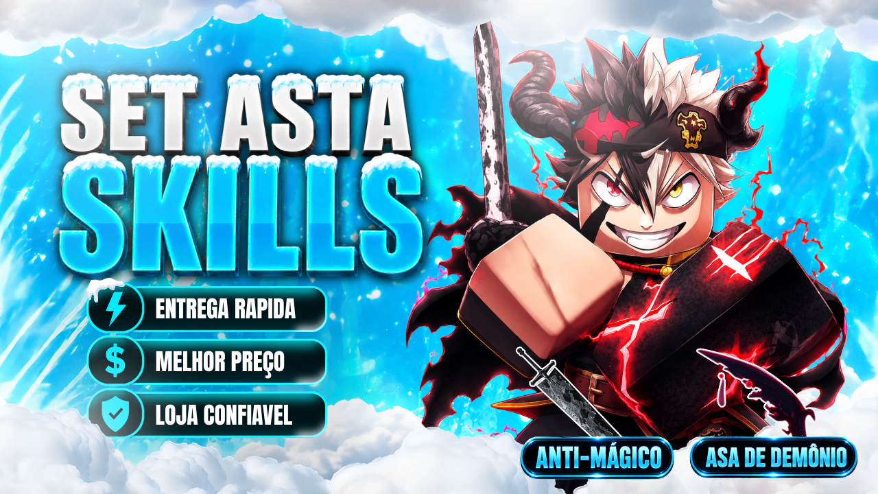 🩸 ANTI MAGIA + DEMON KING (VISUAL + PODER) (1299 ROBUX)