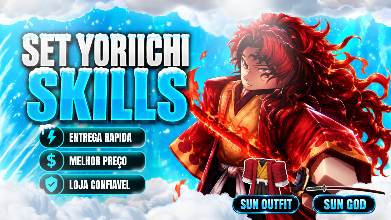 🔥SUN GOD + SUN OUTFIT (VISUAL + ESPADAS) (1399 ROBUX)
