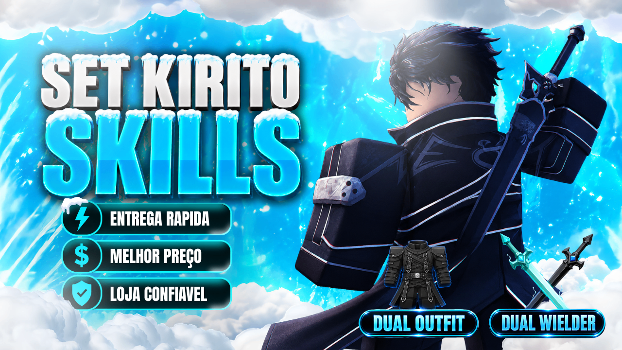 ⚔️DUAL WIELDER + DUAL OUTFIT (VISUAL + ESPADAS) (1399 ROBUX)