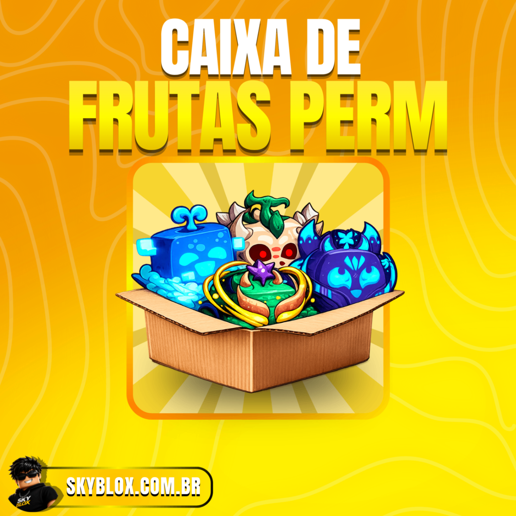 🎁 Caixa de Frutas Permanentes - CHANCE DE DRAGON