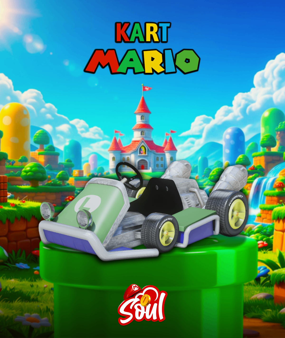 Mini Kart Luigi