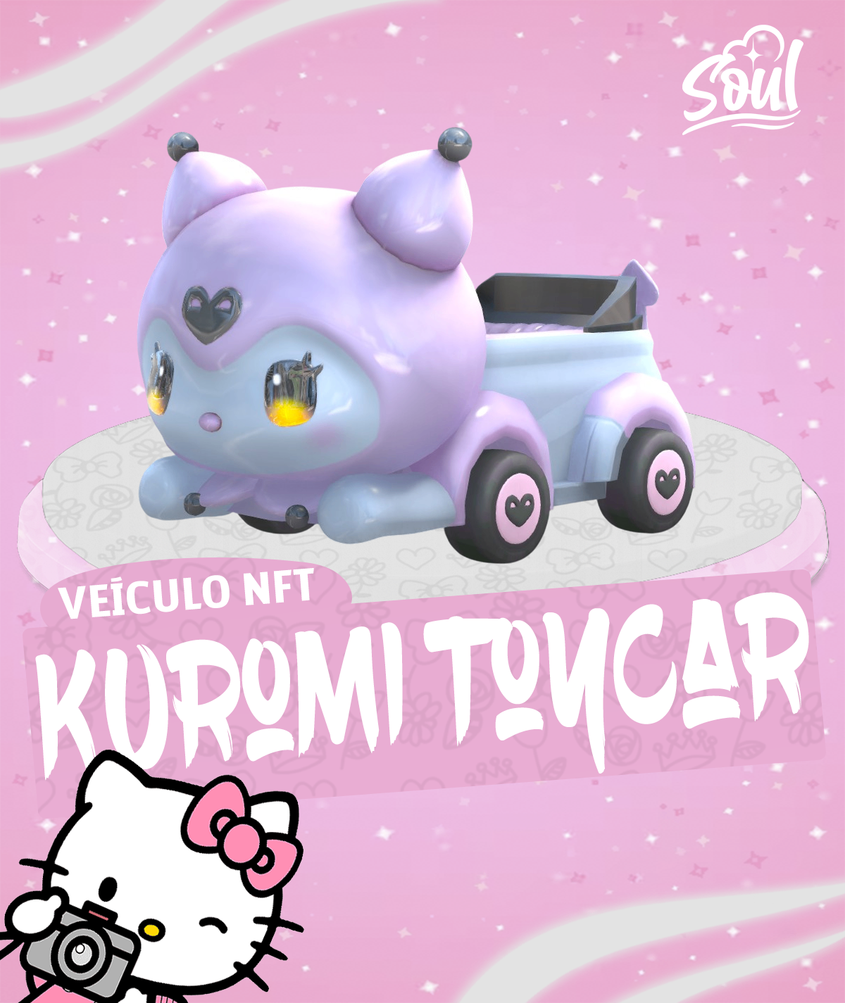 Mini Kuromi Toycar