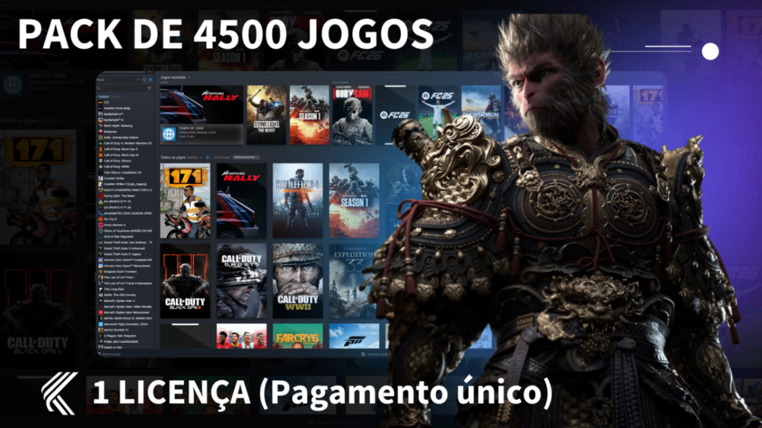 PACK COMPLETO COM 1 LICENÇA