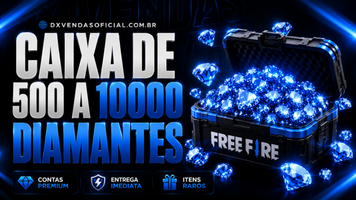 💎 CAIXA DE 500 A 10.000 DIAMANTES